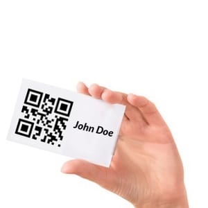 ID card with QR code